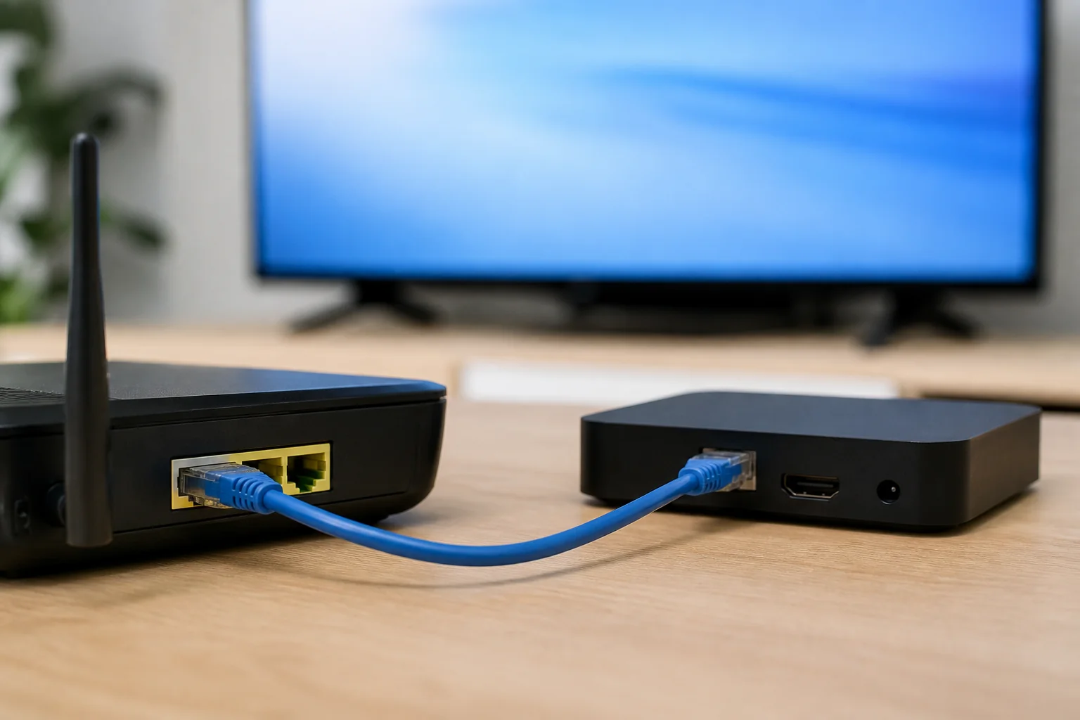 Connexion Ethernet stable entre un routeur et une box IPTV