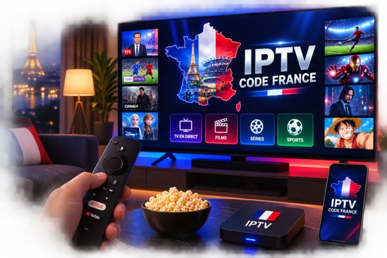 IPTV code France sur Smart TV, boîtier et smartphone