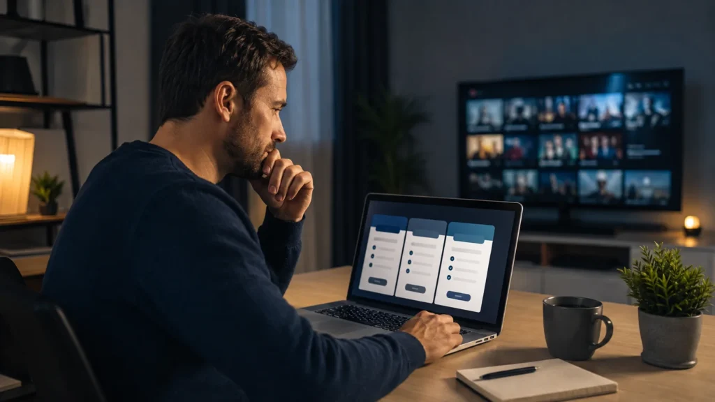 Comparaison des formules IPTV avant abonnement