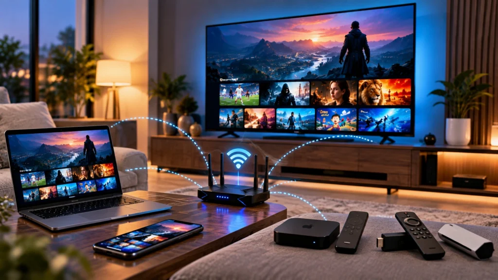 IPTV4 France sur Smart TV, ordinateur et appareils connectés